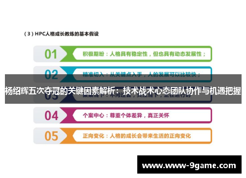 杨绍辉五次夺冠的关键因素解析：技术战术心态团队协作与机遇把握