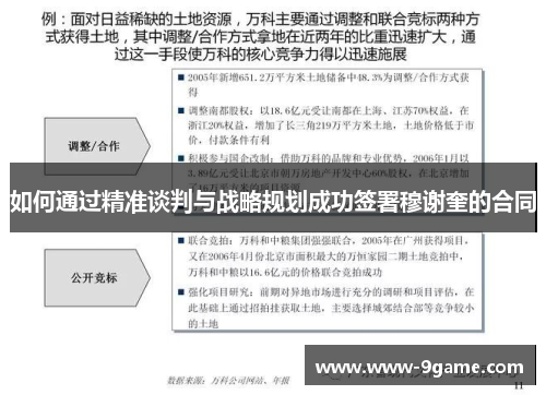 如何通过精准谈判与战略规划成功签署穆谢奎的合同